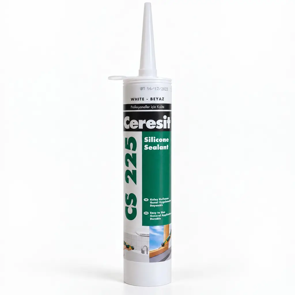 Ceresit CS 225 Silikon Mastik Beyaz 240 ml Genel Amaçlı Silikon
