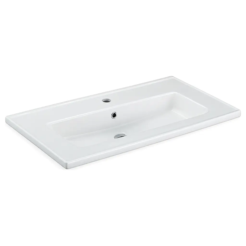 Ege Vitrifiye Lagina 80 cm Lavabo Beyaz