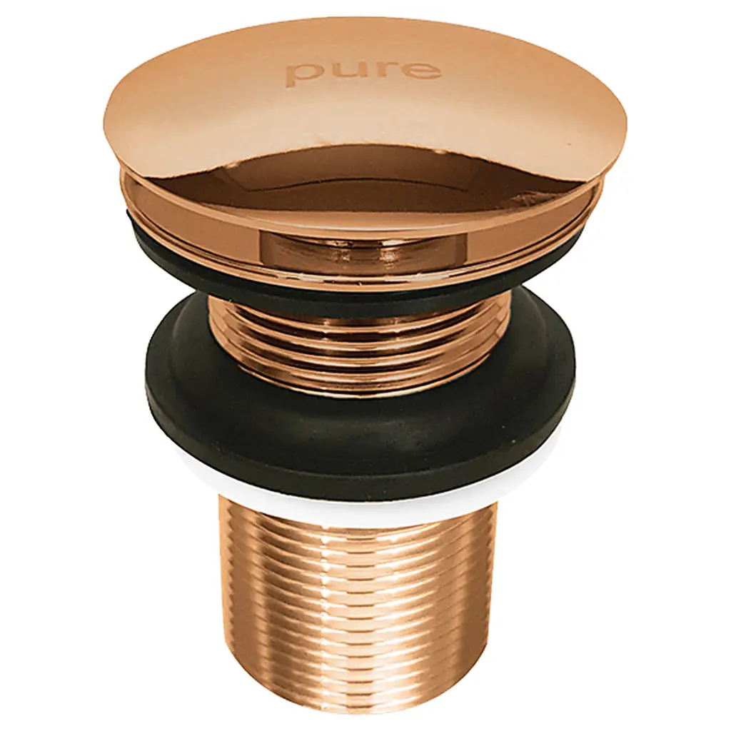 Pure Pop-Up Lavabo Süzgeci - Taşmasız Rose Gold